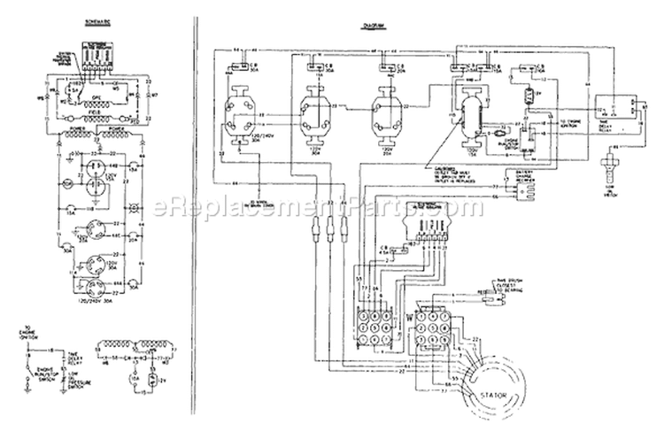 Page I Diagram and Parts List for 9162-1  Briggs and Stratton Generator